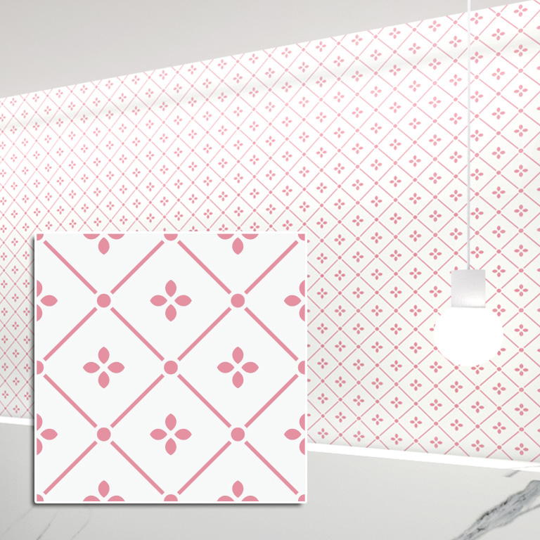 레그노 핑크 패턴 포세린 타일, 벽 바닥 욕실 화장실 타일